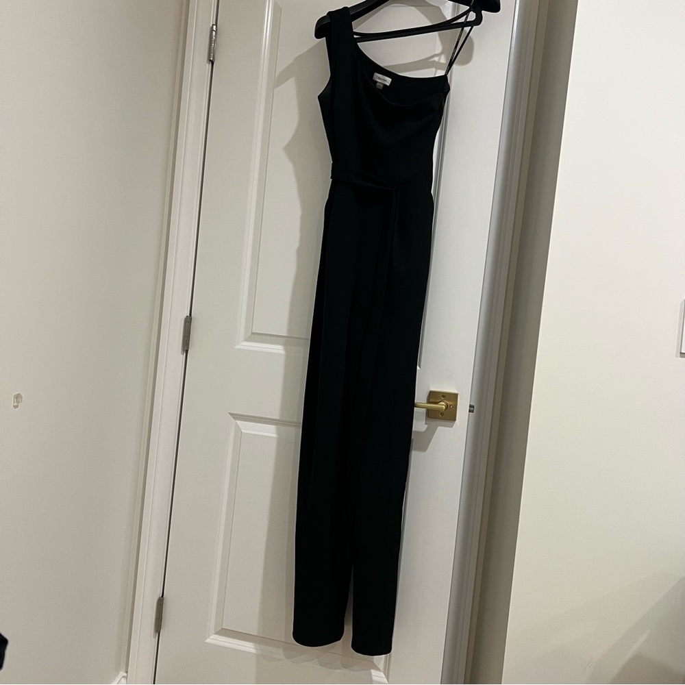 Calvin Klein Black Sleeveless Jumpsuit